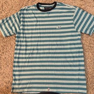 Lost green striped shirt